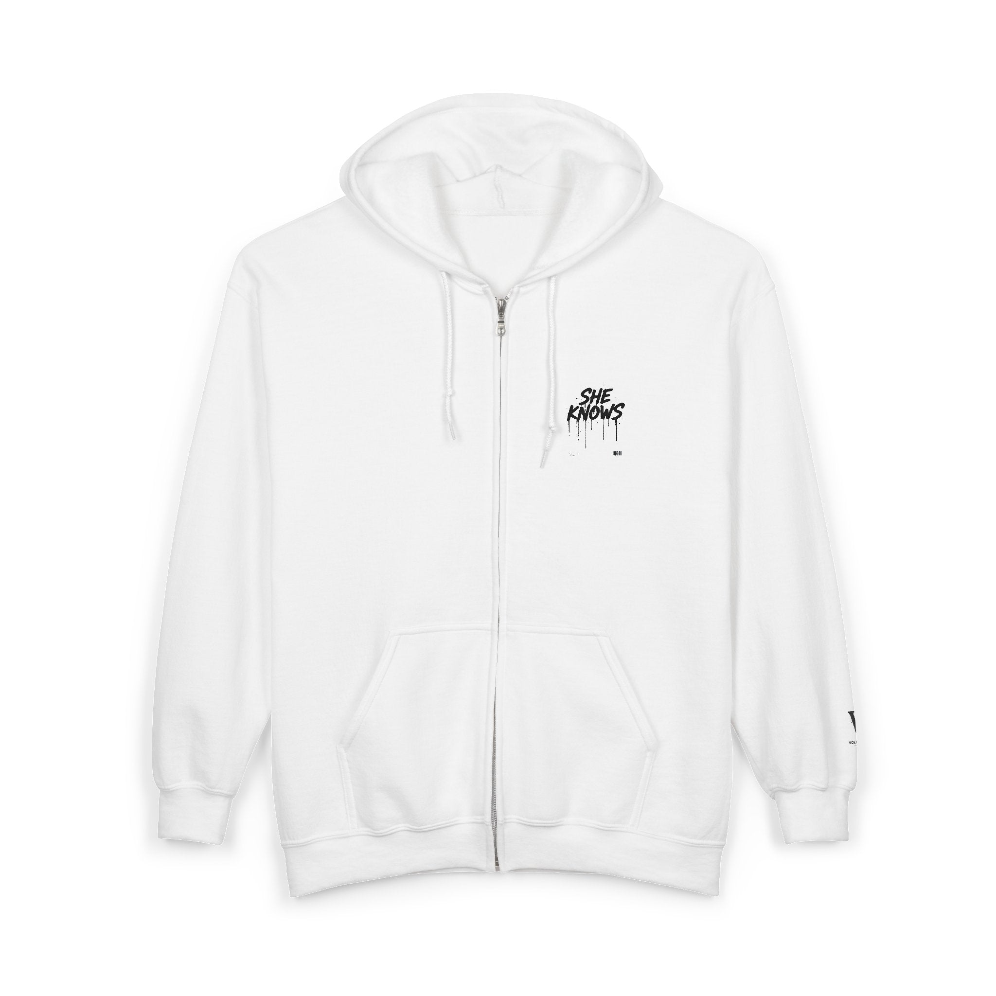 She Knows Full Zip Hoodie