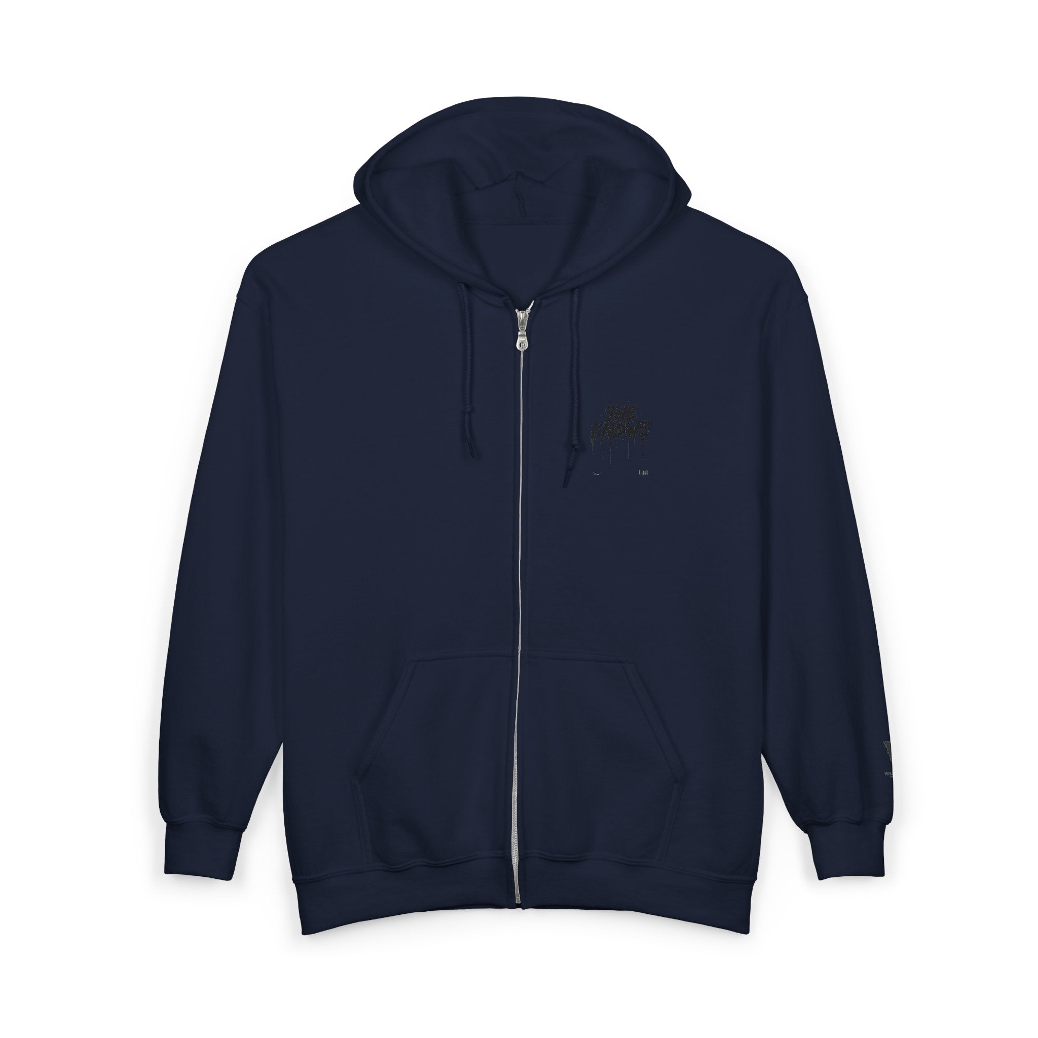 She Knows Full Zip Hoodie